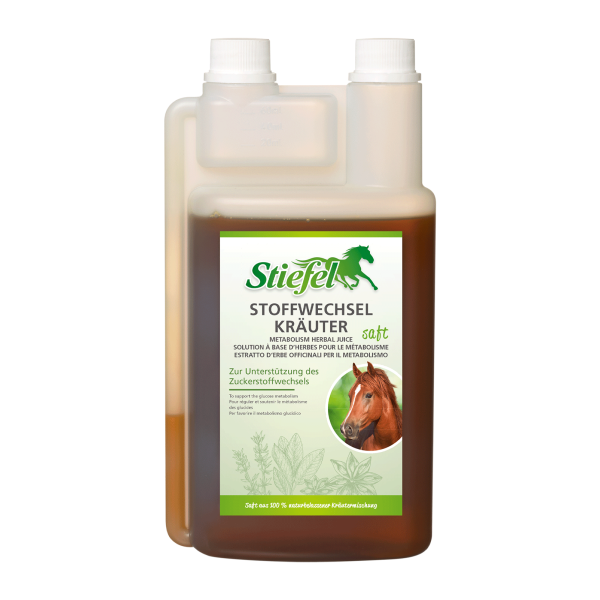 Stiefel Metabolism Herbal Juice (Stoffwechsel Kräuter Saft) – Υποστήριξη Μεταβολισμού & Αποτοξίνωσης Αλόγων