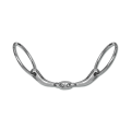 Anatomical snaffle bit, double jointed