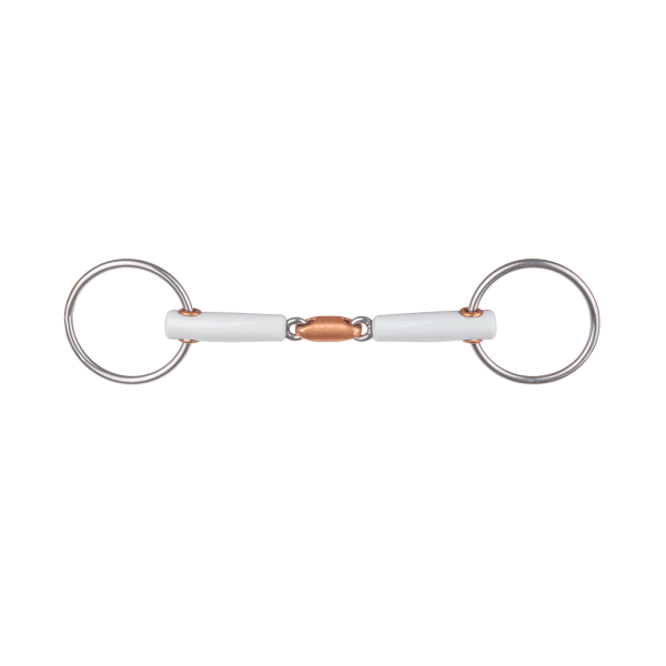 beris bridoon bit, double-jointed, ring 6cm