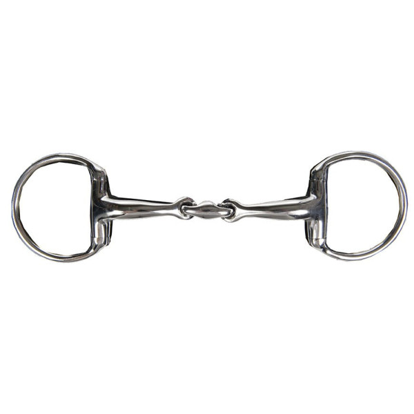 Eggbutt snaffle lozenge anat.,18mm,stainless steel