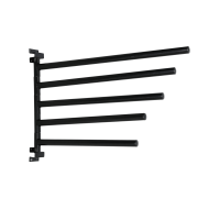 Saddle pad holder with 5 swivelling arms
