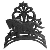 Cast iron hose-pipe rack