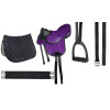 Shetland pony saddle set