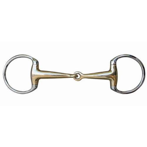Eggbutt snaffle 18 mm with argentan