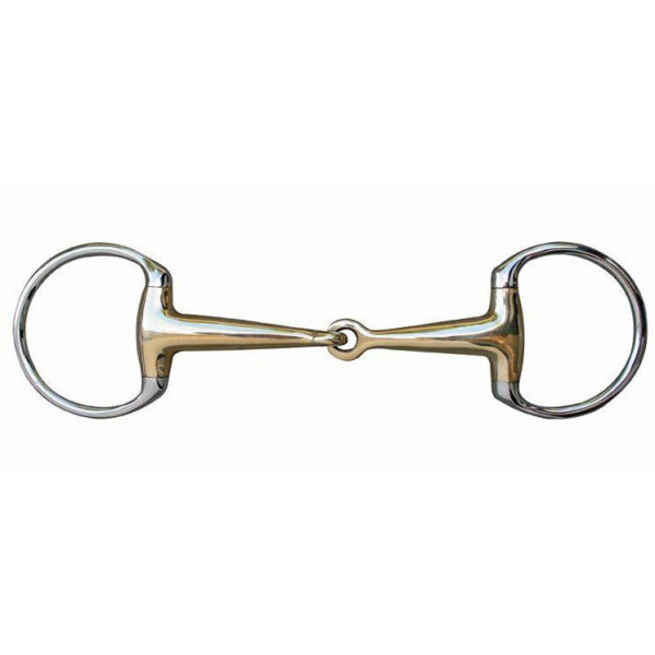 Eggbutt snaffle 18 mm with argentan
