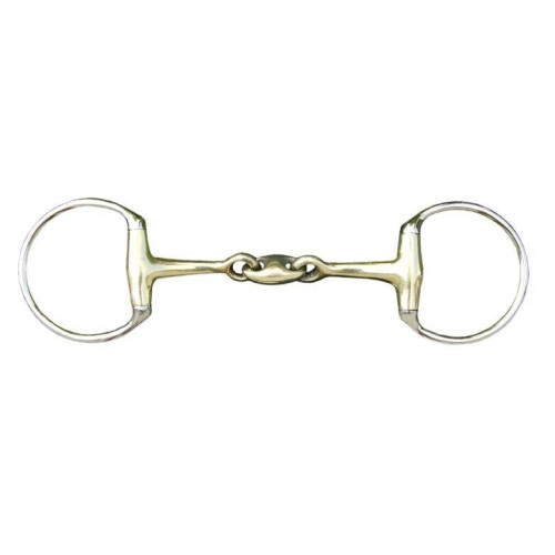 Eggbutt snaffle + lozenge 16 mm + argentan
