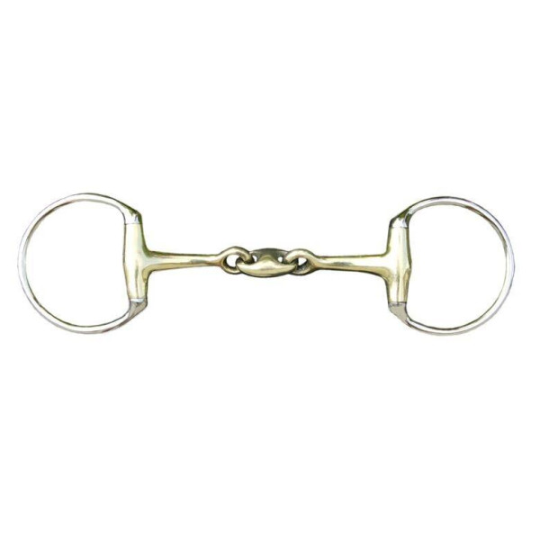 Eggbutt snaffle + lozenge 16 mm + argentan